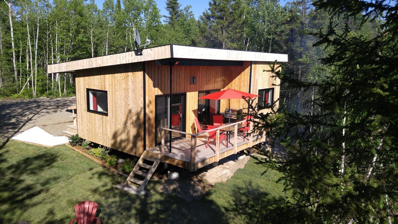 Residence Touristique Lodge Des Bois Saint-Felix-d'Otis ภายนอก รูปภาพ